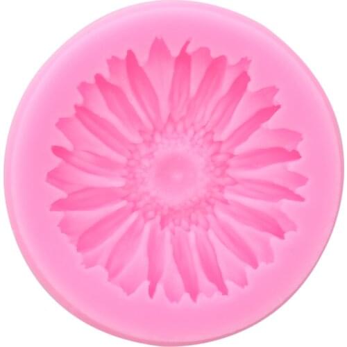 Sunflower Shape 3D Silicone Cake Mold Tool Soap Chocolate Mold Kitchen Baking Clay Mold Cake Decorating Tools