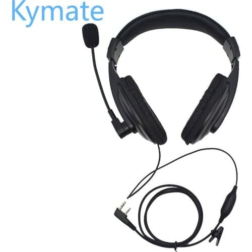 PTT VOX Earpiece Walkie Talkie Headset Radio Headphone Noise Reduction K/M Plug for Motorola Two Way Radios Walkie Talkie w/Mic