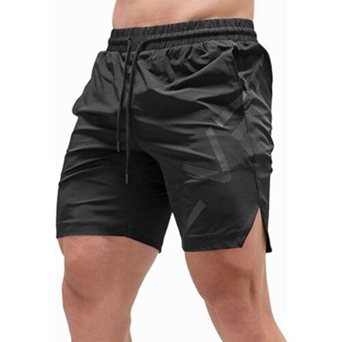 Men Sport Shorts 2021 Solid Shorts Summer Mens Quick-Dry Shorts Casual Male Sports Shorts Homme Brand Clothing DK177