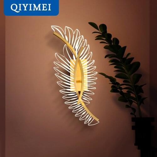 Modern LED Wall Lamps Gold Designer For Bedroom Bedside Aisle Corridor Living Study Room HOME Decoration Indoor Sconce Lighting