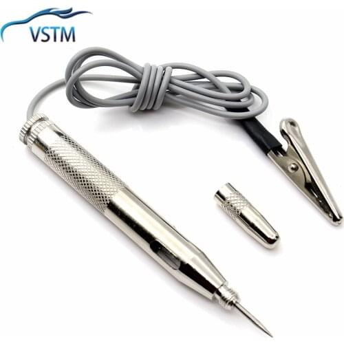 6V-24V Car Circuit Tester Probe Light System Test Probe Lamp Auto Light Lamp Voltage Test Pen Detector Copper