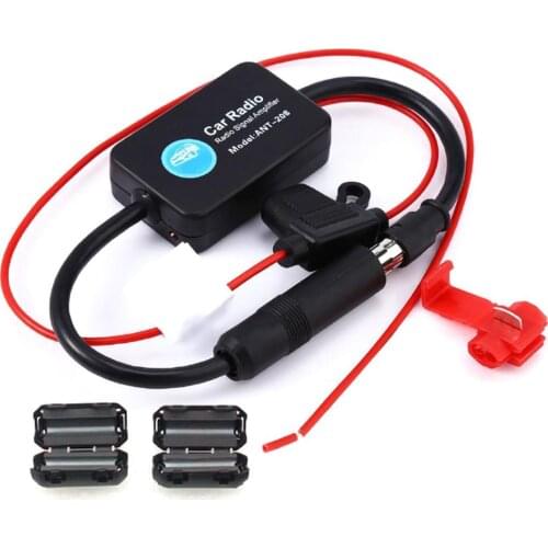 Universal 12V Car Radio FM AM Antenna Signal Amplifier Booster ANT-208 330mm for Marine Car Boat RV Car-Styling