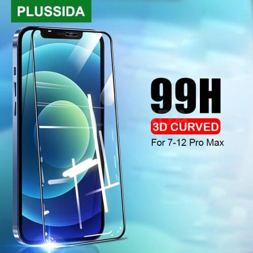 For iPhone 11 Pro 12 Mini X XR XS Max Tempered Glass Screen Protector For iPhone 12 Pro Max 7 8 Plus Full Cover Protective Glass