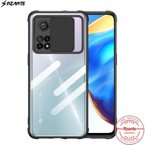 Rzants For Xiaomi Mi 10T Xiaomi MI 10T Pro Phone Case Hard [Lens Protect] Hybrid Slim Crystal Clear Cover Double Casing