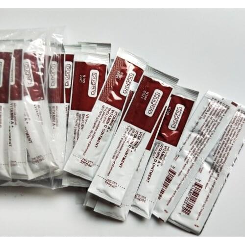 100pcs/lot Vitamin A&D Emollient Ointment Permanent Makeup Microblading Aftercare Cream Tattoo Recovery Cream