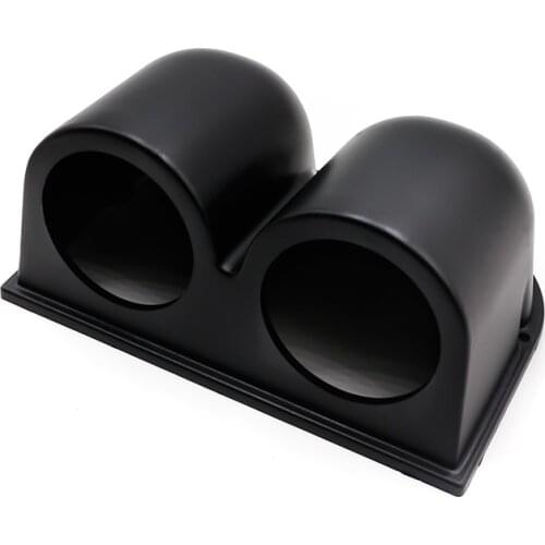 2" 52mm Black color Double Gauge Dash Mount dual gauge pod Car meter holder TT100213