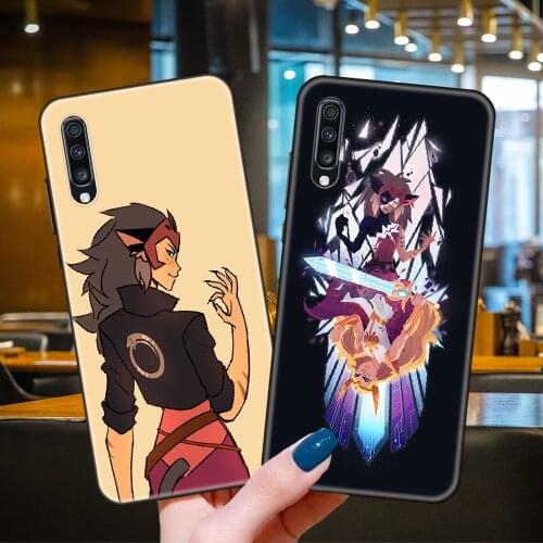 Phone Case For Samsung Galaxy A70 A71 A51 A50 A40 A30 A10 A20 E S Black Cover Back Trend Hoesjes Fashion She-Ra and Princesses