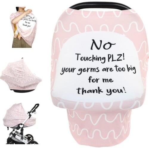 Stretchy Soft Breathable Multi-Use Nursing Cover Breastfeeding Scarf Car Seat Covers for Babies Infant Carseat Canopy Cover