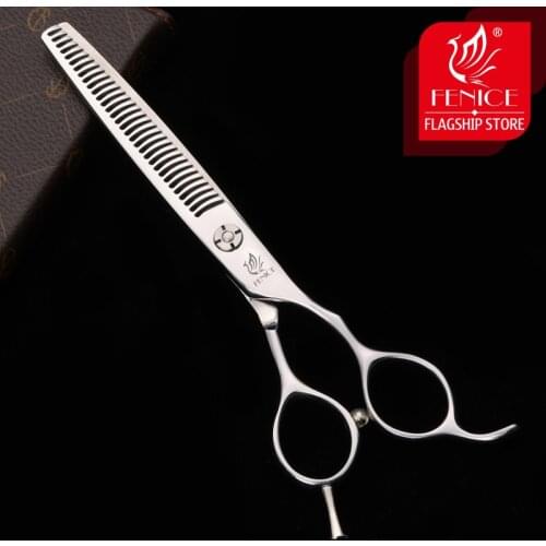 Fenice 6.5 inch Professional Thinning Scissors for Dogs Hair Cutiing Japan 440C Thinning Rate 30-35