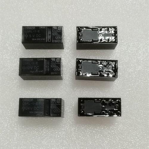 G5RL-1-E 5VDC 12VDC 24VDC 5V 12V 24V 16A 250VAC OMRON