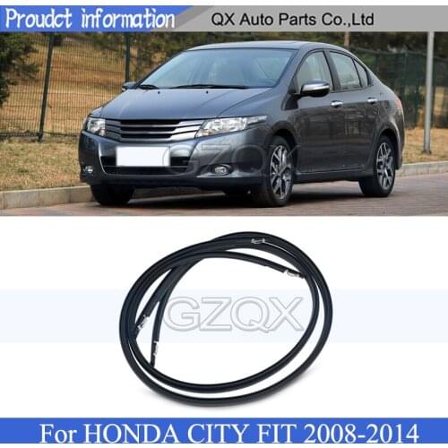 CAPQX Roof Drip Finish Moulding With Metal Clip Roof Rubber For HONDA CITY FIT 2008-2014 Flowing rubber