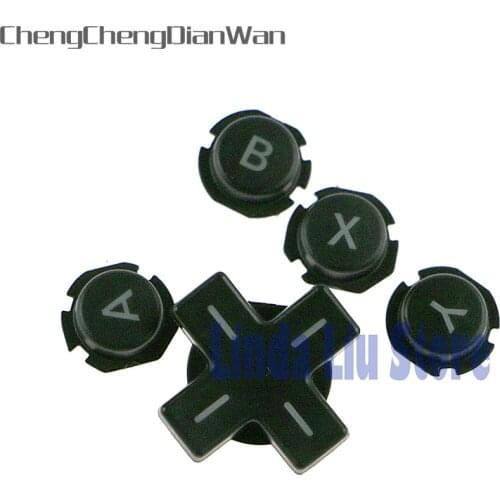 ChengChengDianWan ABXY button Direction Cross On off Buttons Black For 3DSXL LL 3DS LL XL A B X Y D pad Button