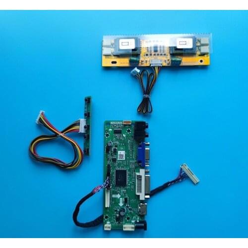 Kit for M170EN05 V1 M170EN05 V2 1280×1024 M.NT68676 DIY 17.0" LVDS 4 lamps Driver Controller board Screen Panel 30pin VGA DVI