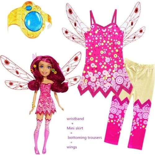 Mia and Me Clothing Set Halloween Costumes For Kids Girls Mia Cosplay Costume Children Birthday Party Carnival Clothes NEW