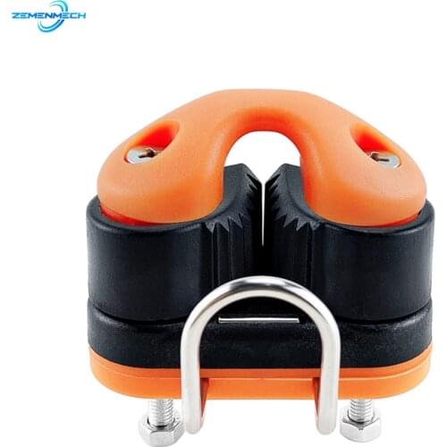 Composite Ball Bearing Cam Cleat with Leading Ring Pilates Equipment Boat Fast Entry Rope Wire Fairlead Sailing Boat Accessories
