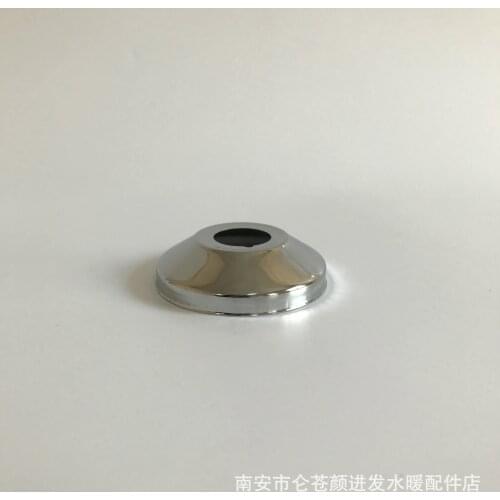 Stainless steel 201 polished plating cover 4/8, heightening (17mm) tapered triangular valve faucet decorative cover 1/2