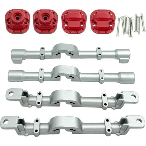 Metal Front and Rear Bridge Axle Housing Case for MN D90 D91 99S M MS 1/12 RC Car Upgrade Parts Accessories