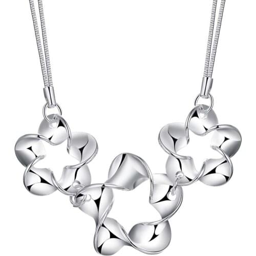 Fashion Jewelry Necklace Lady Wholesale Charm Silver Color Pendants For Women Fashion Jewelry Pendant AN548/agaaixha