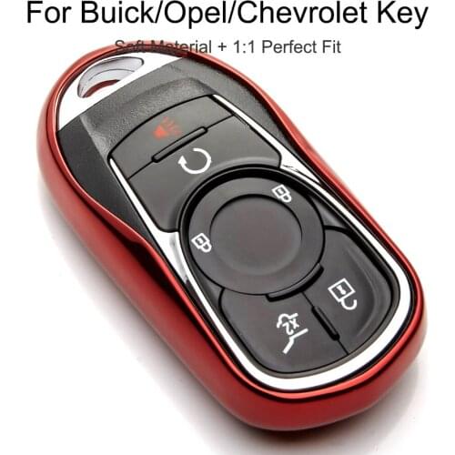 NEW Key Case For Chevrolet Cruze Aveo Captiva Trax Lacetti Orlando Epica Niva Accessories Keychain 6 Color TPU Key Bag Cover FOB