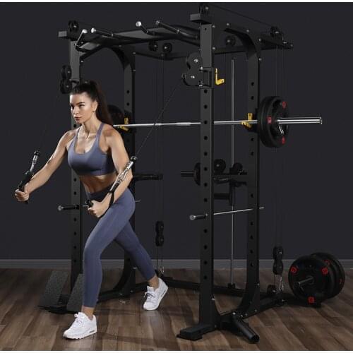New Upgrade Smith Machine Multi-functional Whole Body Muscle Exercise Gantry Gym Comprehensive Training Fitness Equipment