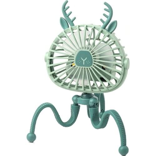 Mini Adjustable Hanging Electric Fan Octopus Stand Portable Handheld USB Charging Fan Cooler For Student Use