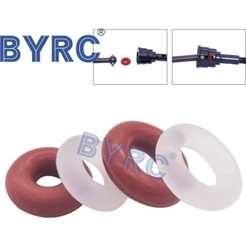 20 pcs White Red O-Ring Seal Rubber Gaskets Ring Washer for Prevent RC car transmission shaft from losing Washer