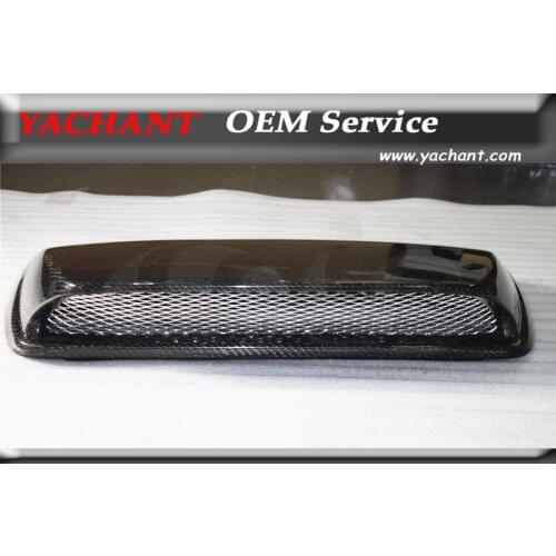 Car-Styling Carbon Fiber Front Bonnet Scoop Fit Fo 2004-2005 Subaru Impreza WRX/STI 8 GDA GDB STI Style Hood Air Scoop