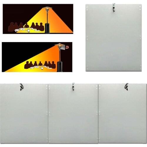 Heat Focusing Reflector For Round Natural Gas and Propane Patio Heaters Shield