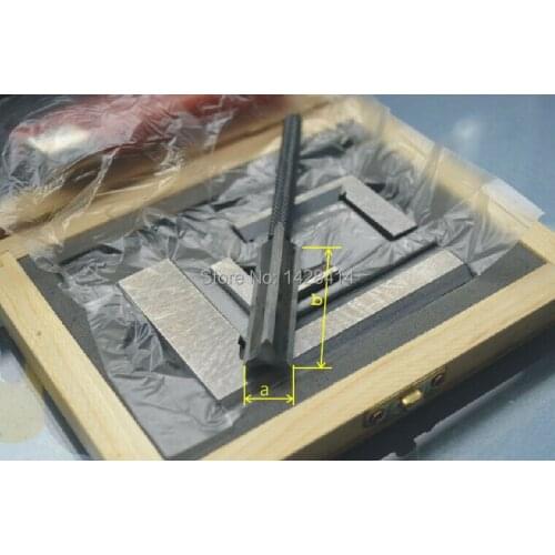 40*15mm Triangular Straight Edge, Rectangular Gage Block Accessory Straight Edge, Trangle Straight Edge
