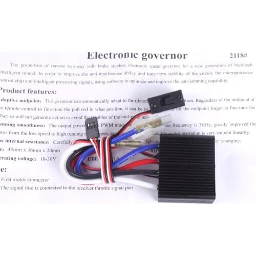 High Voltage HV Speed Controller brushed waterproof ESC 24V W/reverse RC board