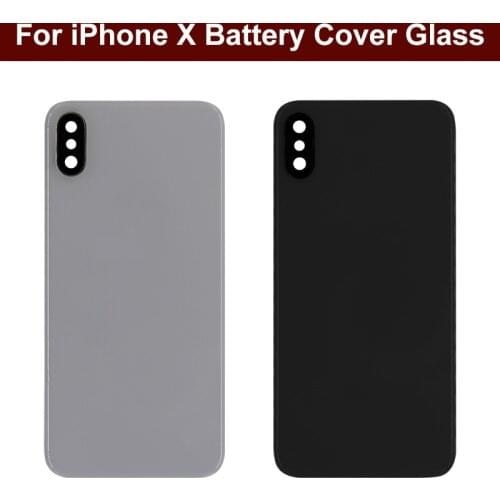 Back Glass For iPhone X Back Battery Cover Glass Housing Case Repair Replacement Part For iPhone X case