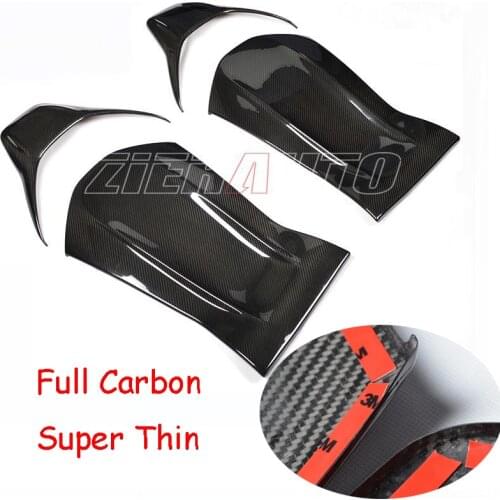 Carbon Fiber Seat Cover Back for Mercedes-Benz C63 AMG Dry Carbon Fiber Interior Trims Carbon Style Parts Merceds AMG C63 W205