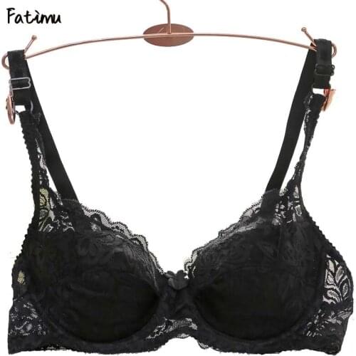 Fatimu Women Push Up Sexy Bras for Women Silicone Underwear Gather Women Sexy Underwire Padded Embroidery Push Up Bras