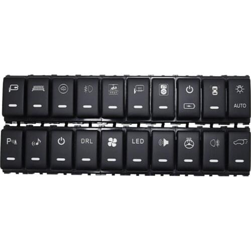 1PC headlights Automatic Front Fog Light Spotlight Tailgate music audio Switch Button For Nissan Classic Sylphy