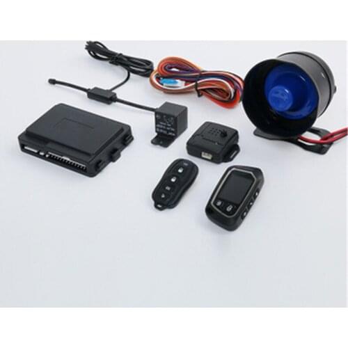 PKE car alarm double-sound car alarm LCD remote control open luggage, lift window, ceiling light, lock, unlock central locking