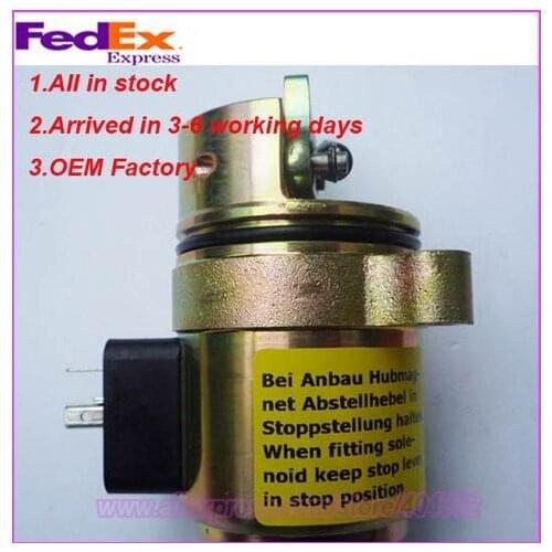 BF4M1011F Fuel shut off solenoid 04272733 loader 863/873 0427 2733