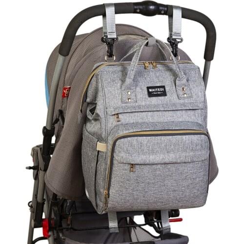 Large Diaper Bag Backpack Stroller Bag Mommy Baby Changing Mummy Bag Baby Organizer Bags Mom Baby Essentials Bb50