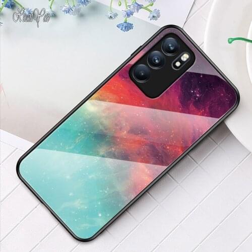 Reno A 2 3 4 5 Z 6 Pro Cover XUANYAO Mirror Glass Case For OPPO Reno3 Reno4 Reno5 Reno6 Pro Plus Case Cover Silicone Soft Frame