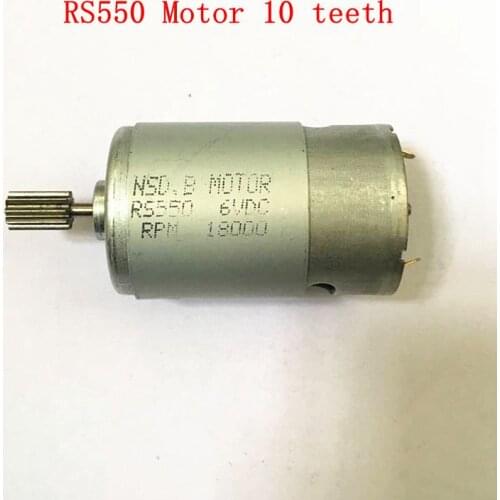 Childrens electric car dc motor 550 for kids ride on car 12V 6V high speed remote control cars 550 30000rpm 10 teeth engine