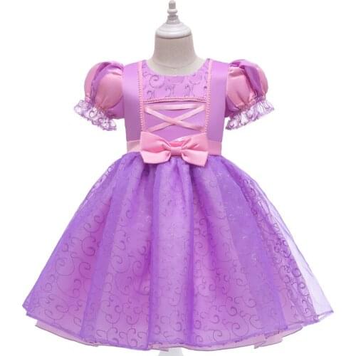 Girl Cosplay Princess Dress Up Kids Summer 2020 New Dresses For 3-10 Years Girls Costume Children Christmas Clothes Frock