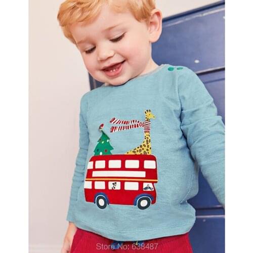 100% Cotton Tees Tops Baby Boys Clothes Brand 2020 Bebe Kids t Shirts Spring Boys Blouses Undershirt Autumn Kids Cartoon T-Shirt