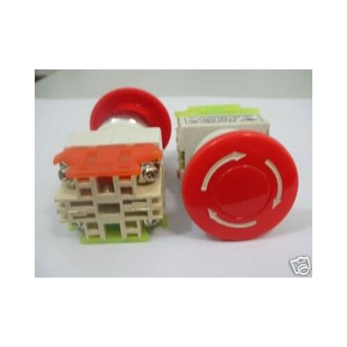 Emergency Stop Mushroon PushButton N/O Switch 132 50pcs