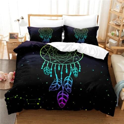 Dream Catcher Bedding Set For Bedroom Soft Bedspreads For Bed Home Comefortable Duvet Cover Quilt Cover And Pillowcase