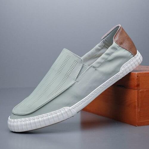 21242 Men Casual Shoes Mens Canvas Shoes for Men Shoes Men Fashion Flats Brand Fashion Mens Driving Shoes Men Sneakers