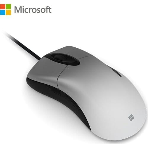 Microsoft Pro IntelliMouse mouse Silver with PixArt PAW3389PRO-MS 16000 DPI gaming mouse for PC mouse gamer overwatch PUBG DOTA2