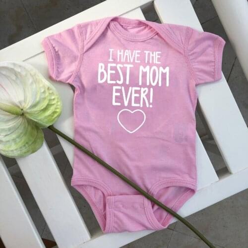 Mothers Day Outfit Awesome Sons Come from Amazing Moms Baby Bodysuit I Have The Best Mom Ever baby jumpsuit Gift for Baby