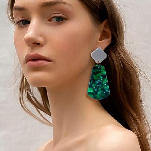 New Statement Big Earrings 2020 Fashion Jewelry Hanging Drop Earrings Party Jewelry Gift Korean Round Dangle Earrings For Women