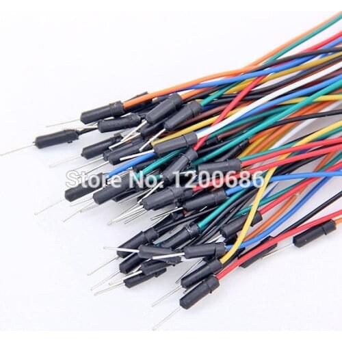 65pcs Jump Wire Male to Male Jumper Wire for Breadboard