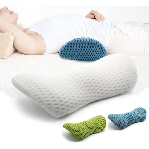 Lumbar Memory foam Pillow for Side Sleepers Pregnancy Relieve Hip Tailbone Pain Sciatica Chair Car Back Support Cushion