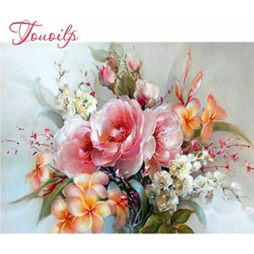 Full Square Diamond Embroidery Complete Kit Flower New Diamond Mosaic Landscape Accessories Full Set Beaded Pictures Art